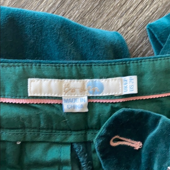Brand New Mini Boden Velvet Capri Dress Slacks - Picture 3 of 3